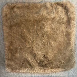 Anthropologie Faux Fur Pillow Cover